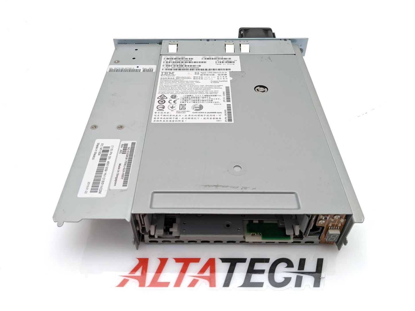 Dell TKC16 PowerVault 2.5TB/5TB LTO-6 SAS Half-height Tape Drive for TL2k/4k Arrays, Used