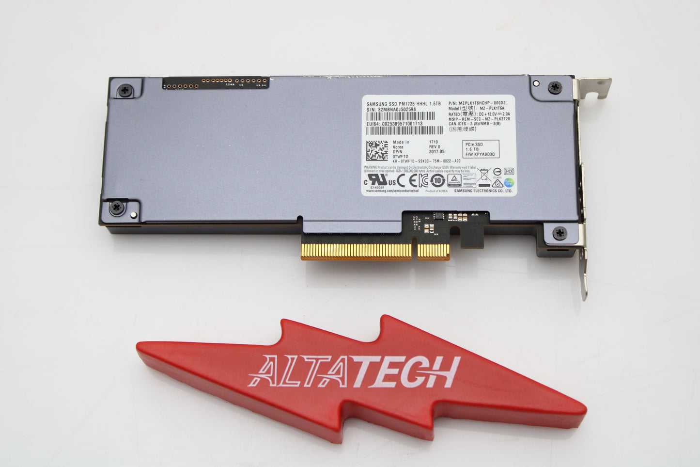 Dell 0TWFTD 1.6TB SSD NVME PCI-E, Used