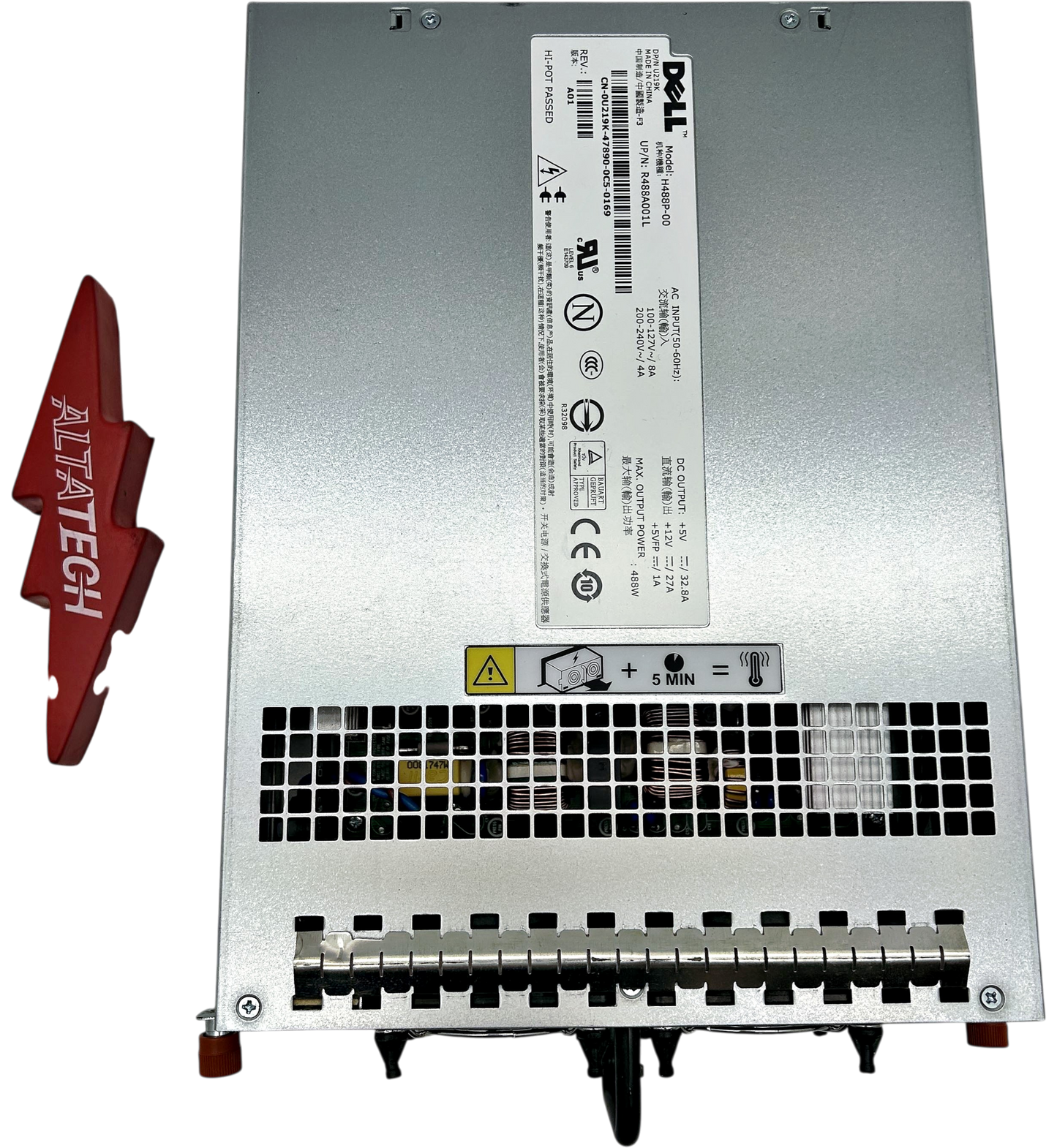Dell 0U219K 488W POWER SUPPLY MD1000/MD3000, Used