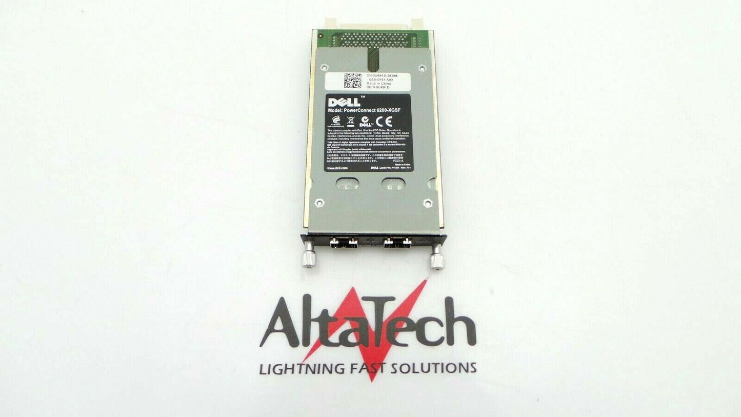 Dell U691D PowerConnect 6200-XGSF Dual Port SFP+ 10GB Switch Module, Used
