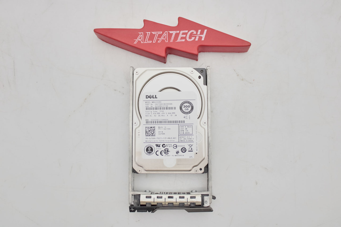 Dell U706K 300GB 10K SAS 2.5 6G MBD2300RC, Used