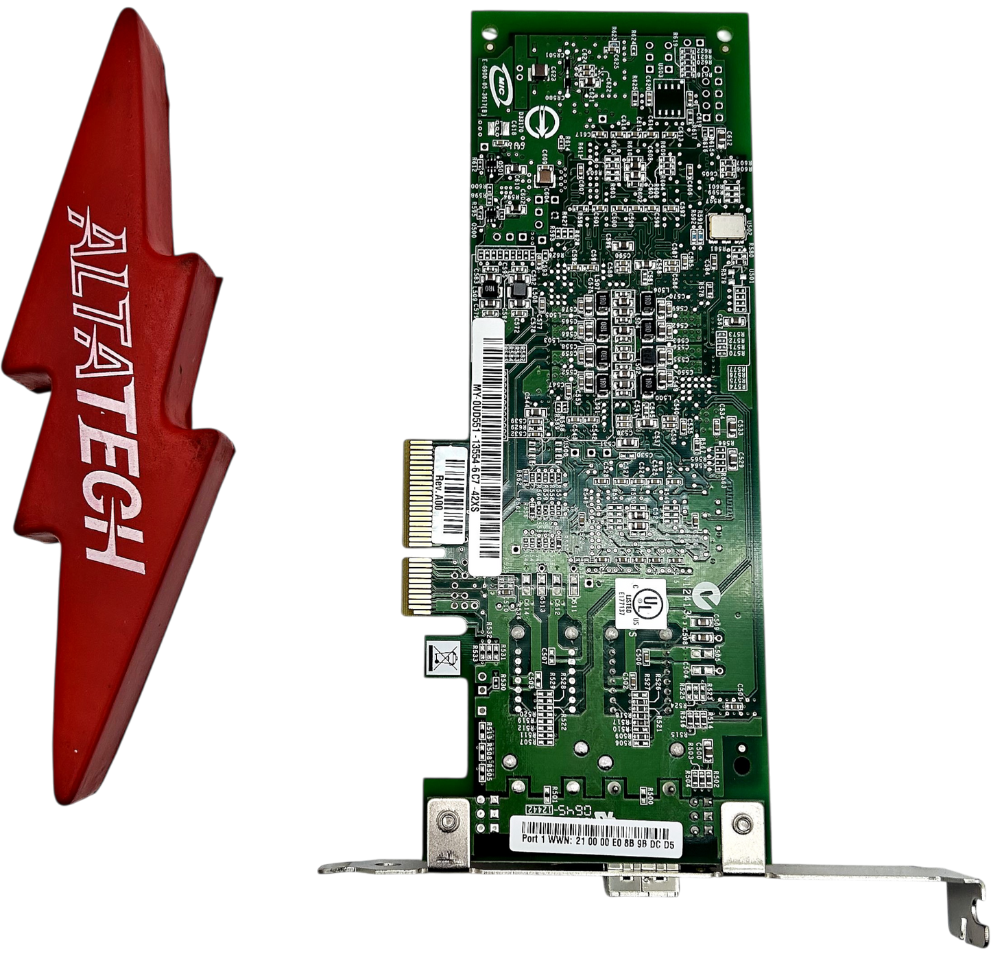 Dell UD551 QLogic 4GB Single Port PCI-E FC HBA, Used