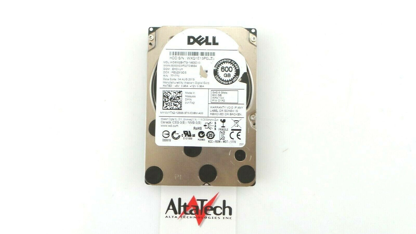 Dell 0V1TX2 600GB 10K SAS 2.5" 6G, Used