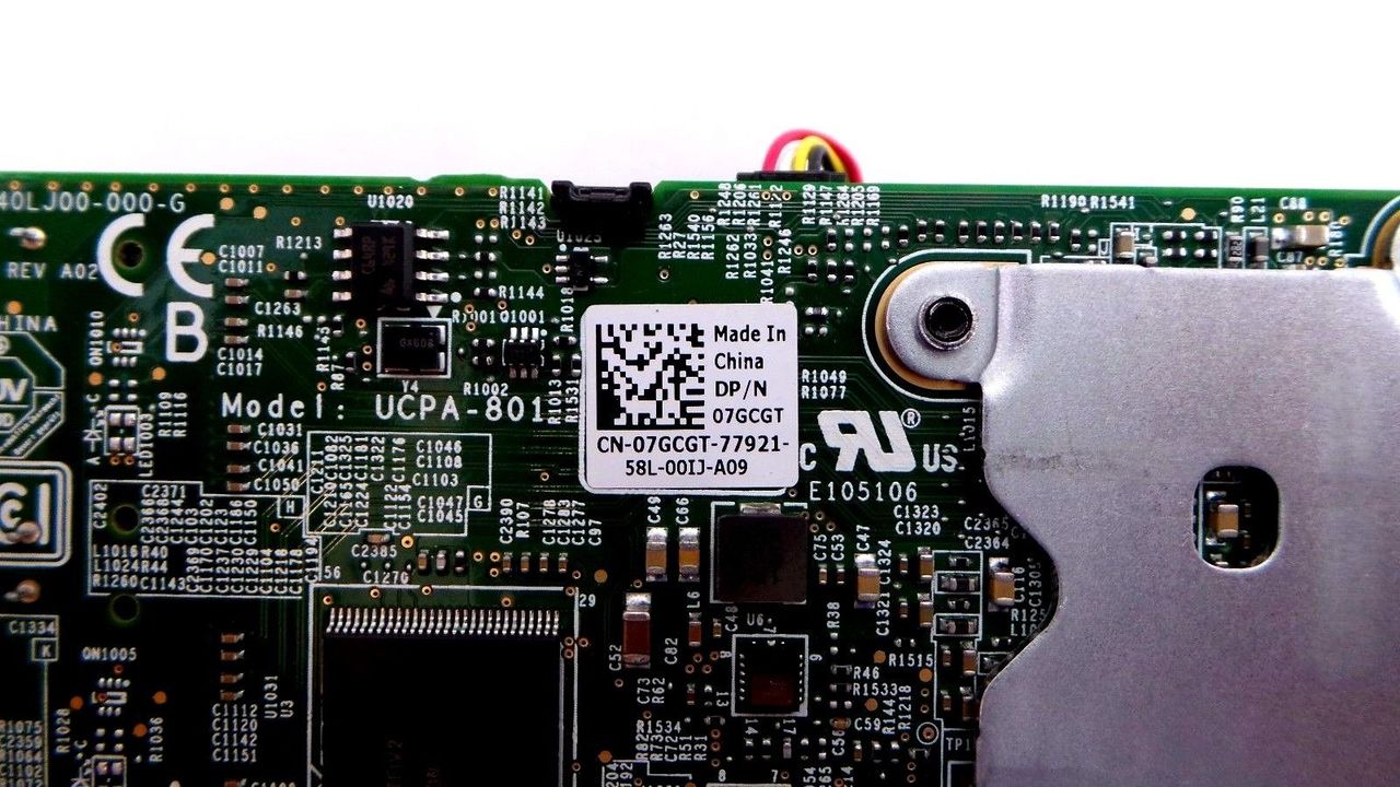 Dell 0V9RNC PERC H710P 1GB RAID Controller Card, Used
