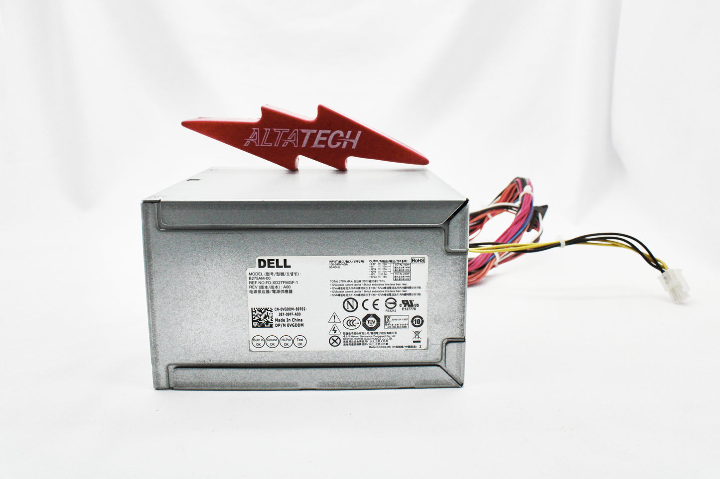 Dell VGDDM 275W Power Supply OPT 7010 MT, Used