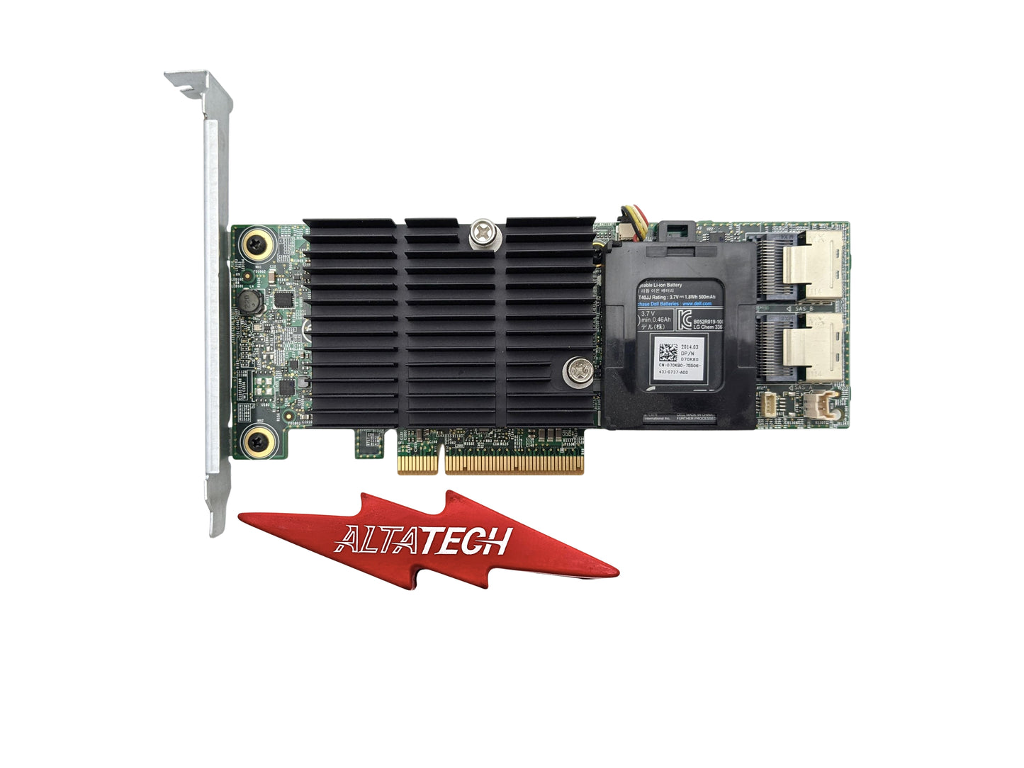 Dell 0VM02C PERC H710 8-Port 6Gbps RAID Controller, Used