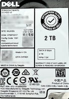 Dell VR92X 2TB 7.2K SATA 2.5 Inch 6G ST2000NX0423 / 1VD130-135, Used