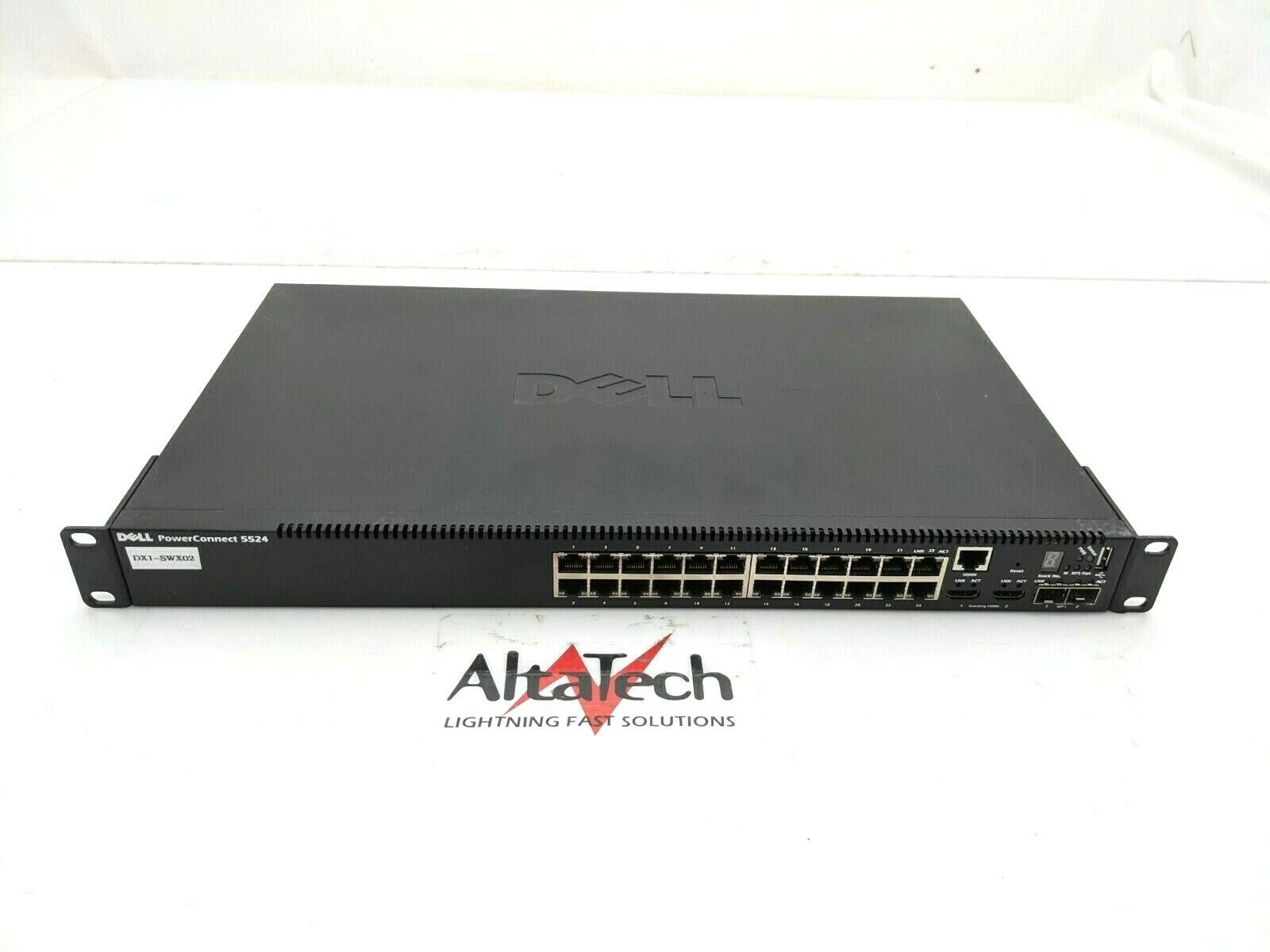 Dell VT1GD PowerConnect 5524 24-Port Network Switch, Used