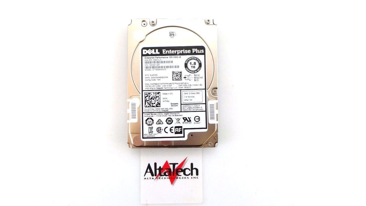 Dell 0VTN9J 1.8TB 10K SAS 2.5 12G SED, Used