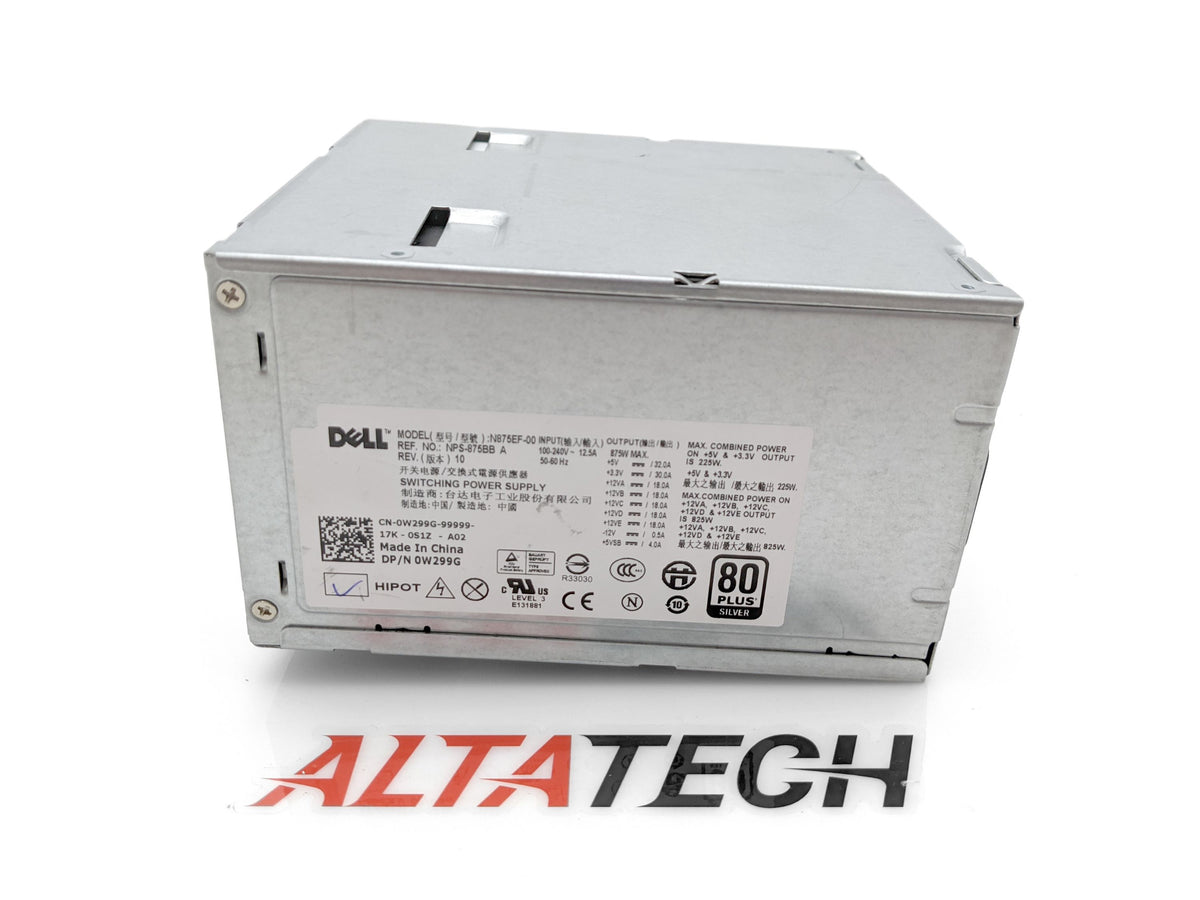 Dell 0W299G 875W Power Supply Unit for Precision T5500 Workstation, Used