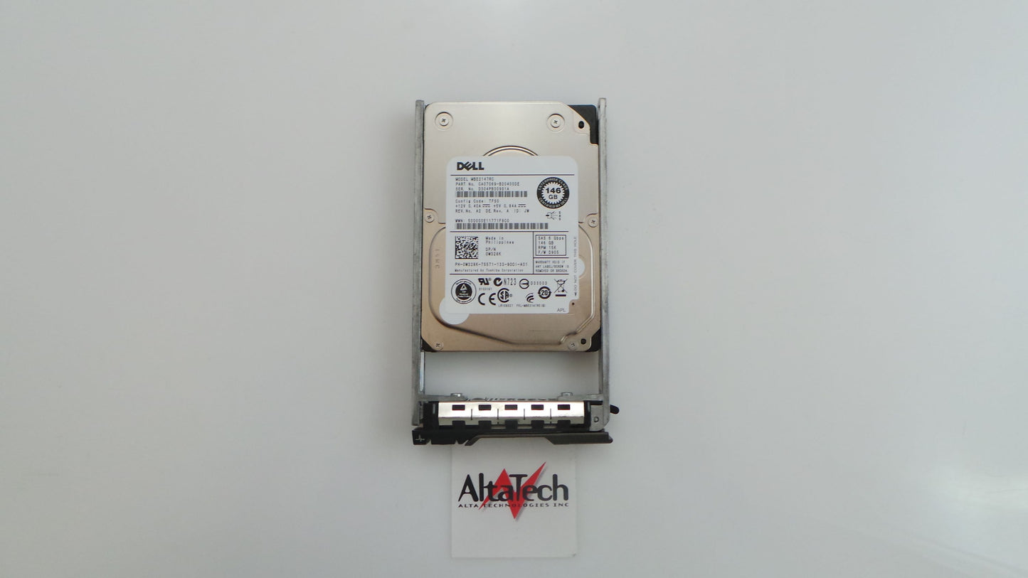 Dell W328K 146GB 15K SAS 2.5" 6G, Used