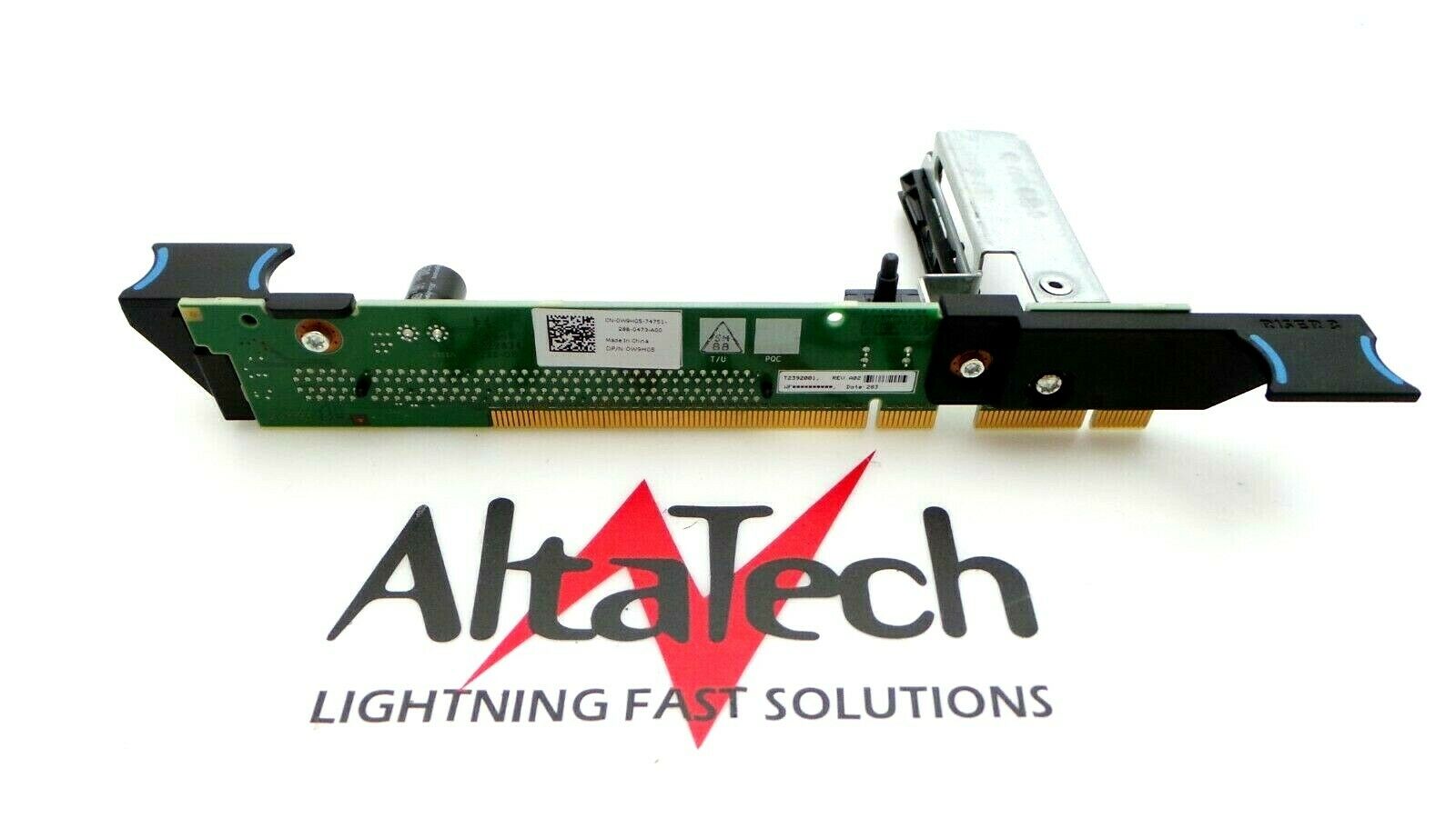 Dell 0W9H05 PowerEdge R620 PCIe x16 Slot 3 Left Riser Board, Used