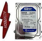 Dell WD5000AAKX 500GB 7.2K SATA 3.5 6G 512E WD HDD, Used