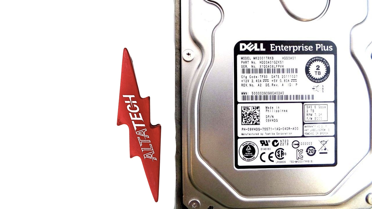 Dell WDC07 2TB 7.2K SAS 3.5 6G EP MK2001TRKB, Used