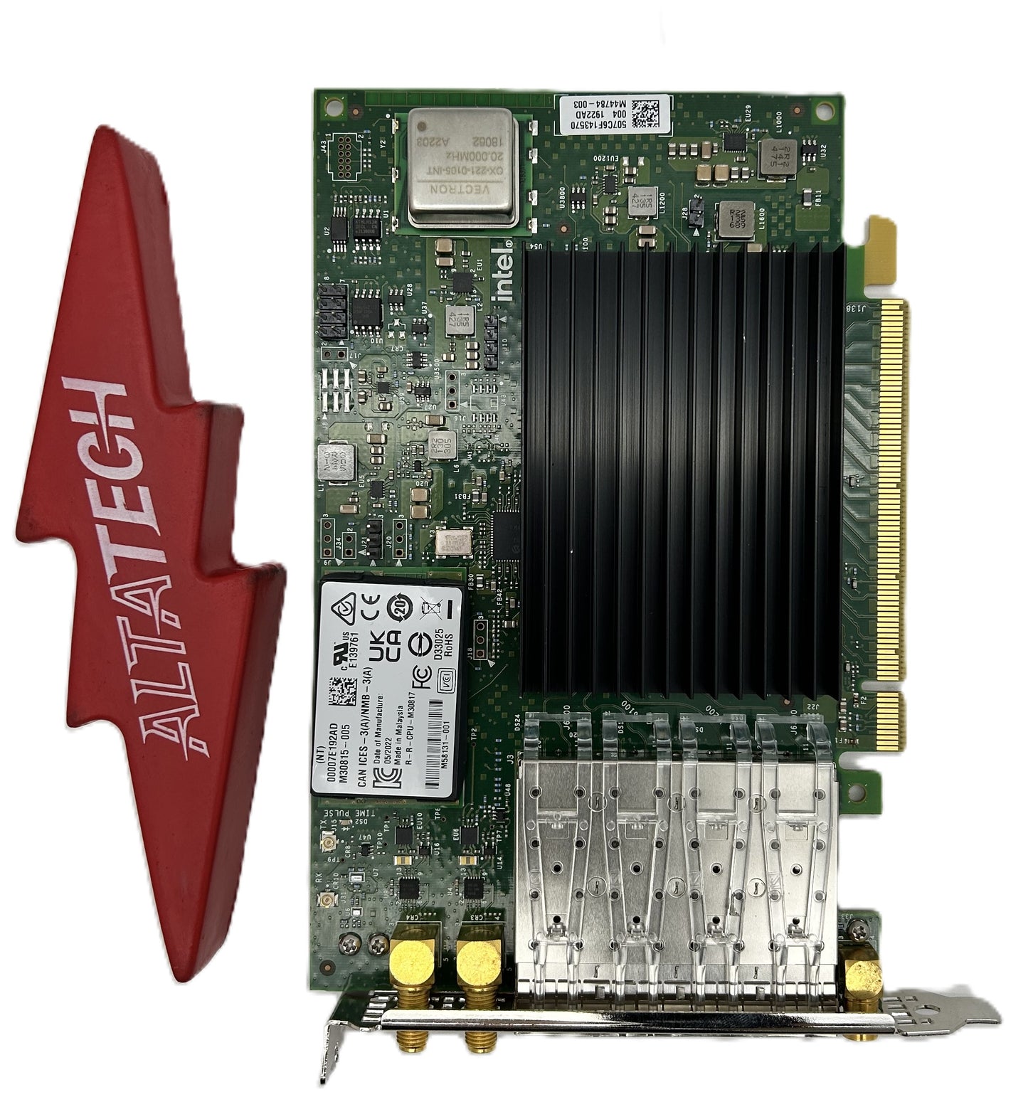 Dell WK9RR INTEL E810-XXVDAT 25GB QUAD PORT SFP28 ETHERNETCARD FH, Used