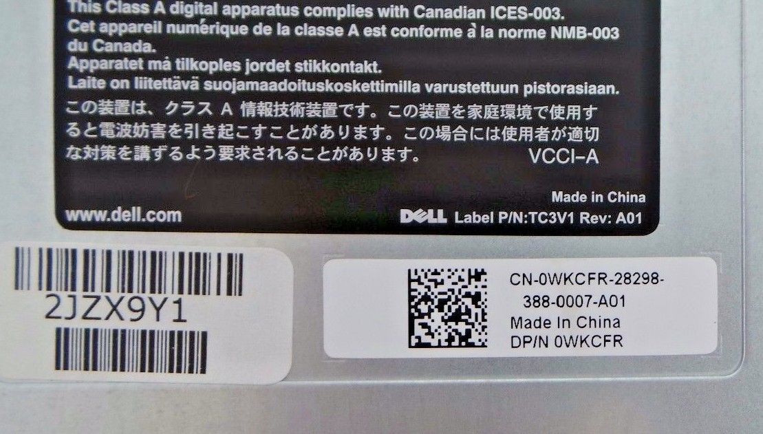 Dell 0WKCFR Broadcom Force 10 MXL 10/40GbE Aggregator Switch, Used