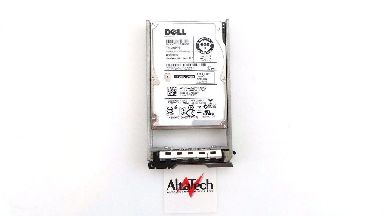 Dell 0WXCG9 600GB 10K SAS 2.5" 6G HDD, Used