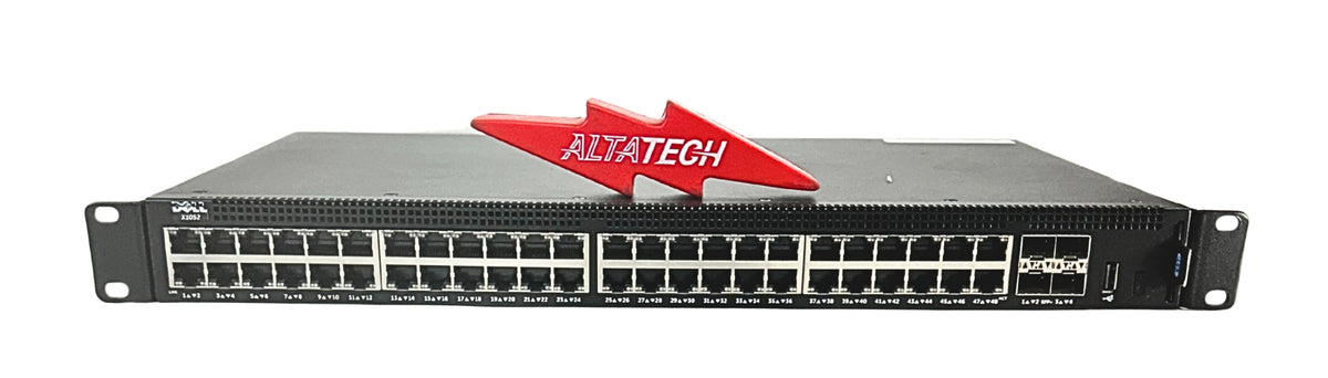 Dell X1052P X-Series 48 Port PoE Gigabit Switch, Used