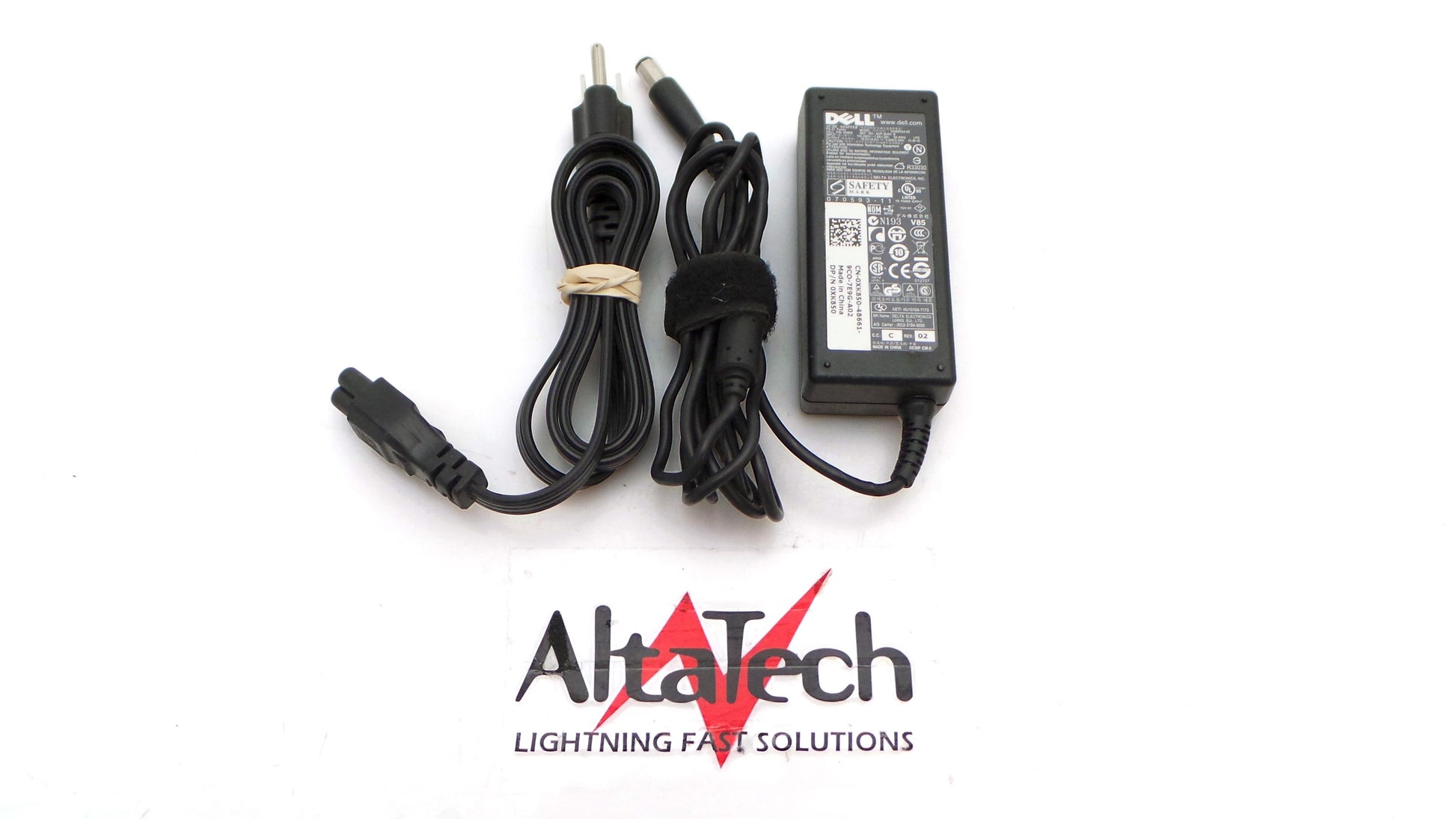 Dell XK850 65W AC Adapter w/ Cable, Used