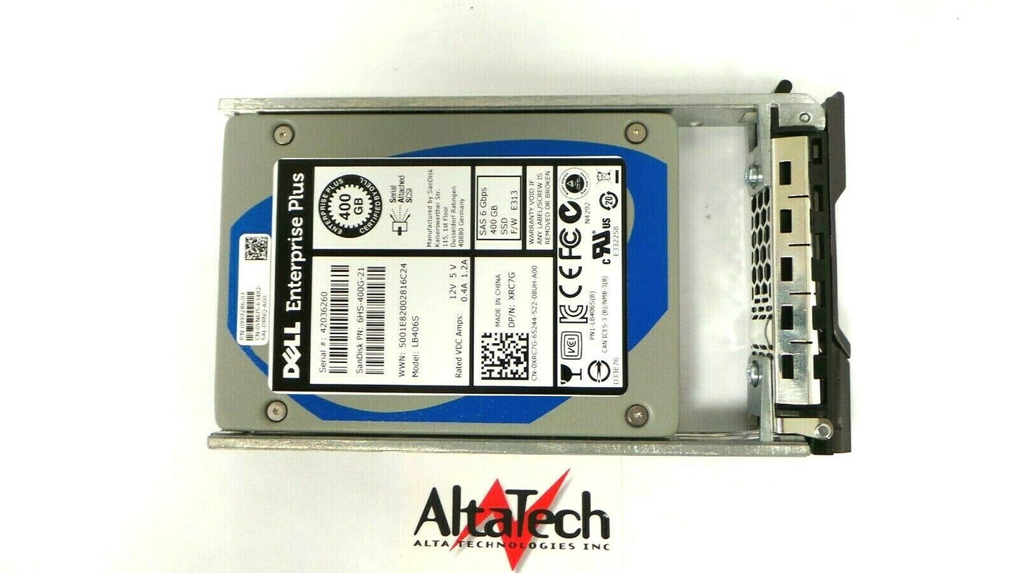 Dell 0XRC7G 400GB SSD SAS 2.5 6G , Used