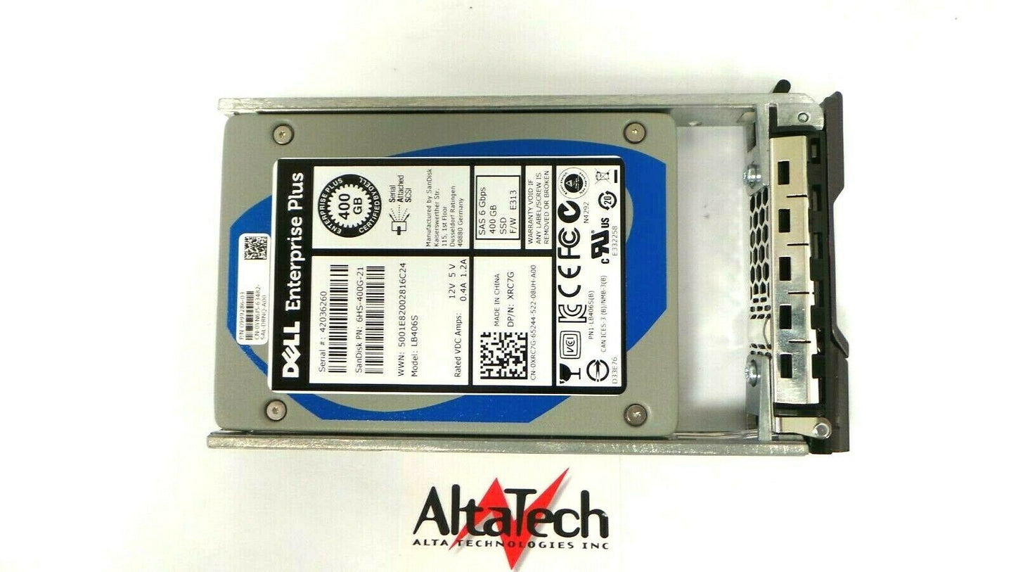Dell XRC7G-CML Compellent 400GB SSD SAS 2.5 6G, Used