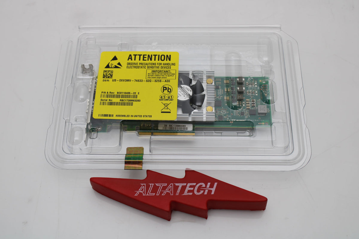 Dell XV3MV_NEW QLogic QL45212 DP 25G SFP+ PCI-E LP, New No Box