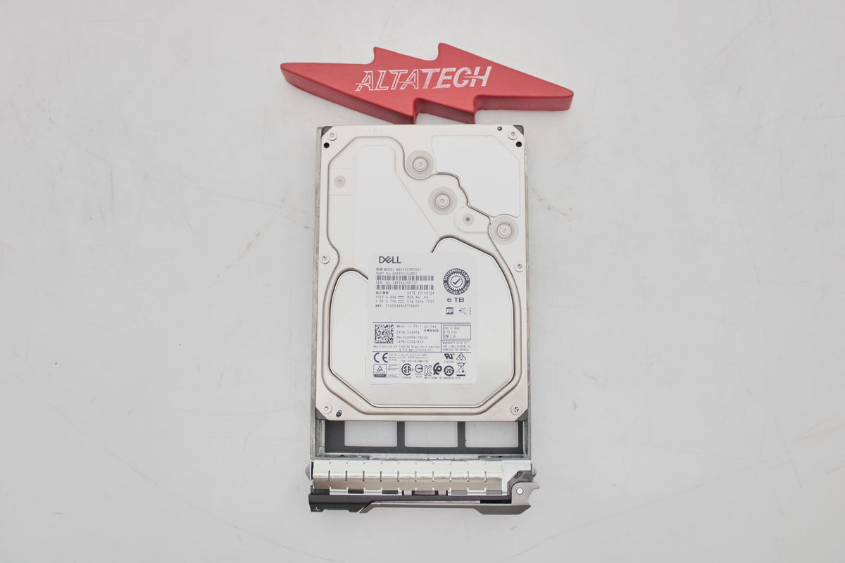 Dell XXPPV 6TB 7.2K SAS 3.5 12G 512E SIE MG06SCA600EY / HDEPK43DAB51, Used
