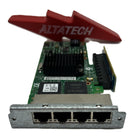 Dell XYJ2V Intel QP 1G Network Card, Used