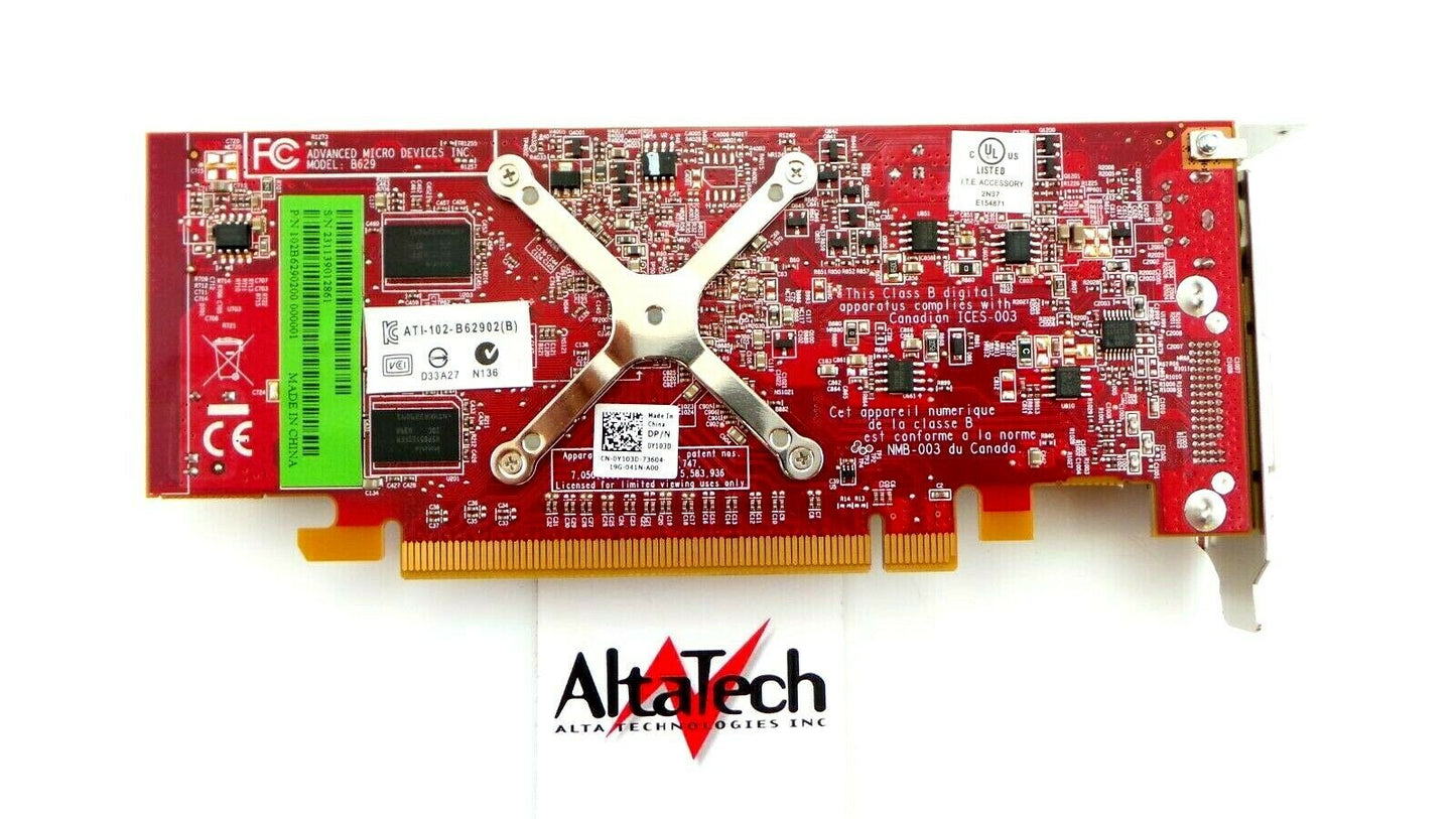 Dell 0Y103D ATI Radeon HD3450 256MB PCIe Graphics Card, Used