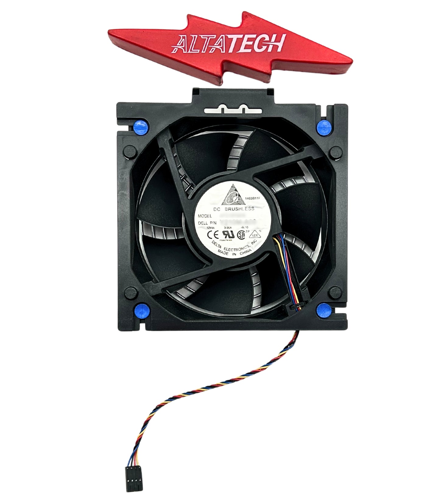 Dell Y210M FAN ASSY, REAR T410, Used