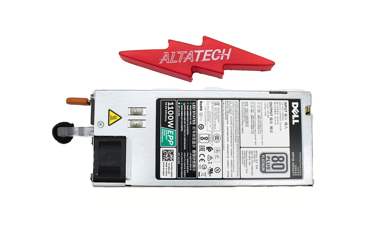 Dell Y26KX_USED 1100W POWER SUPPLY EPP 80+ R730, Used