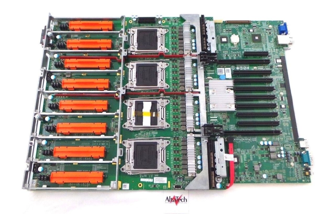 Dell 0Y4CNC PowerEdge R920 Quad-Socket System Board, Used