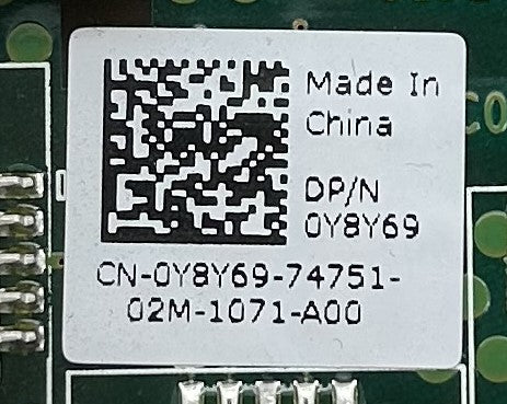 Dell Y8Y69 LSI 3G SAS Mezzanine Card, Used