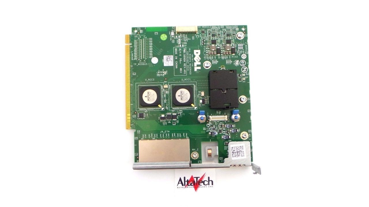 Dell Y950P PowerEdge R910 4-Port Network & 2-Port USB I/O Riser Board, Used