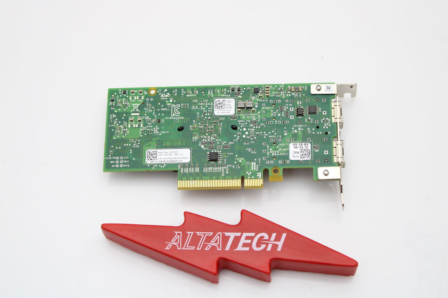 Dell 0YHTD6 Mellanox 10GB DP ConnectX-3 PCIE LP, Used