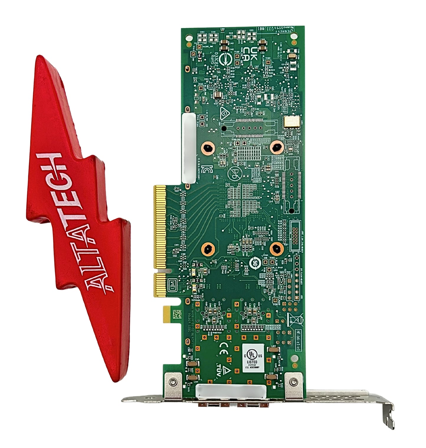 Dell YM4FH 32GB SFP+ DP QLE2772V2  PCIe 4.0 HBA LP, Used