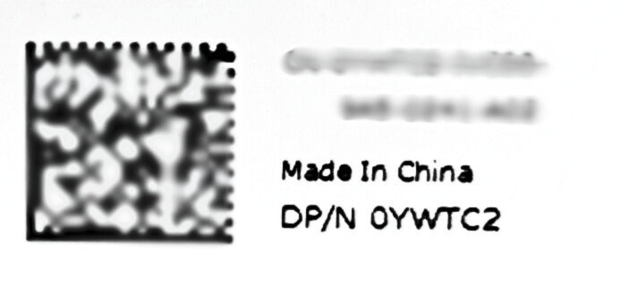 Dell YWTC2-3.5 BACKPLANE, REAR 2X.3.5" R740XD, Used