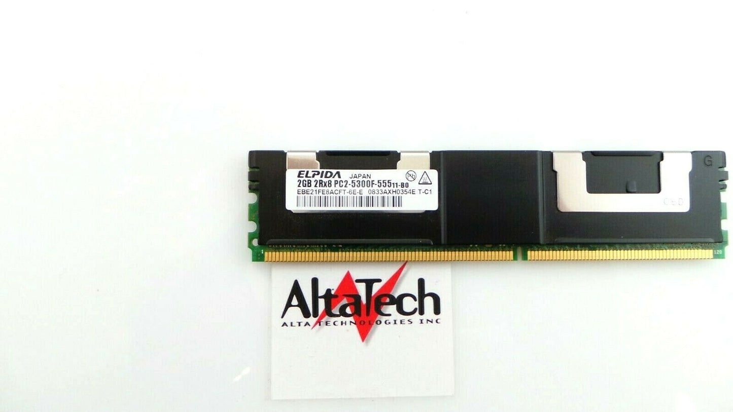 OEM EBE21FE8ACFT-6E-E 2GB Memory ECC Fully Buffered 2Rx8 PC2-5300F DDR2-667, Used
