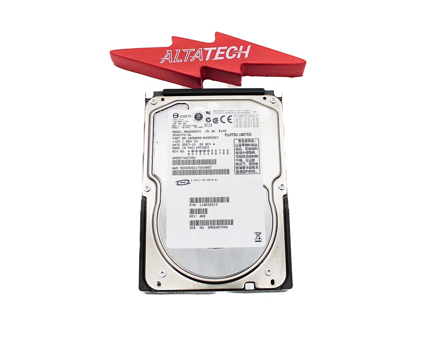 EMC 005048597 300GB 10K FC 3.5 2G HDD CX4, Used