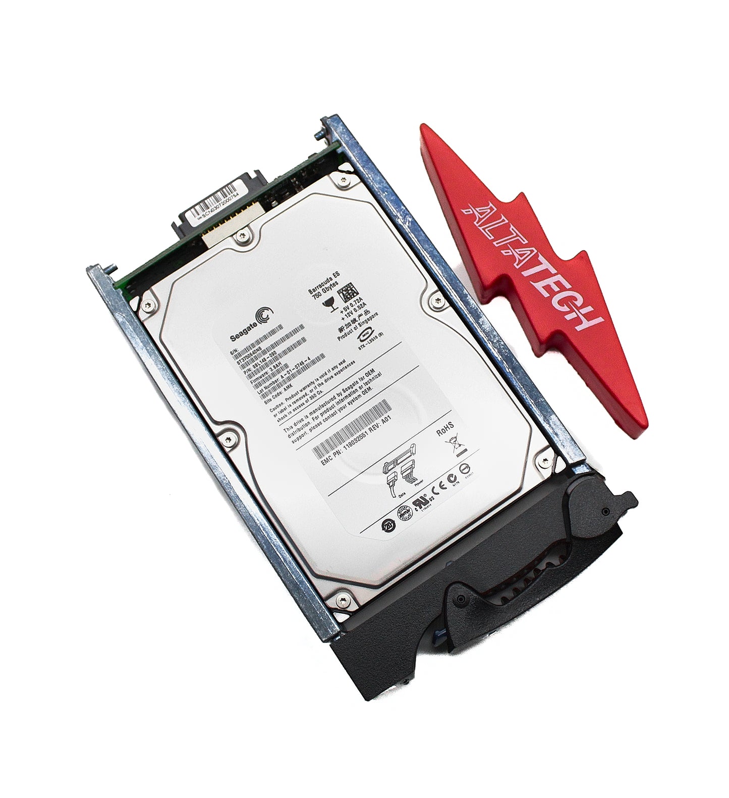 EMC 005048799 750GB 7.2K SATA 3.5 3G HDD CX4, Used