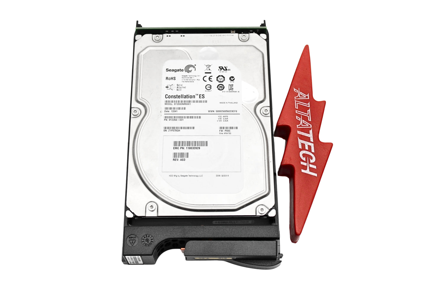 EMC 005049498 2TB 7.2K SAS 3.5 6G VNXE3100/3150 V2-PS07-020, Used