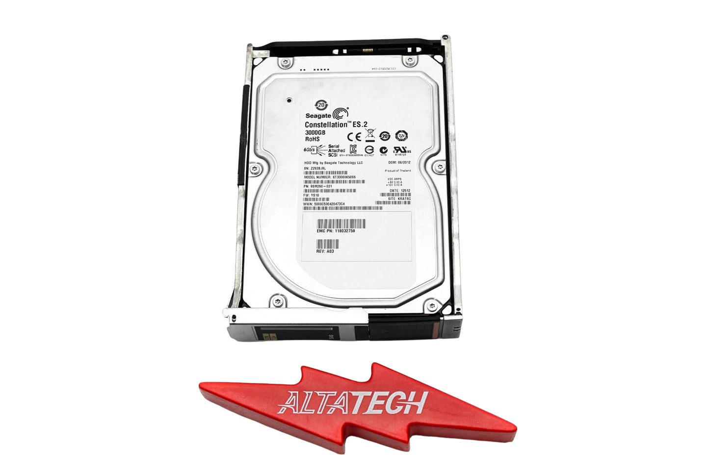 EMC 005049930 3TB 7.2K SAS 3.5 6G VNX52/54/56/58, Used