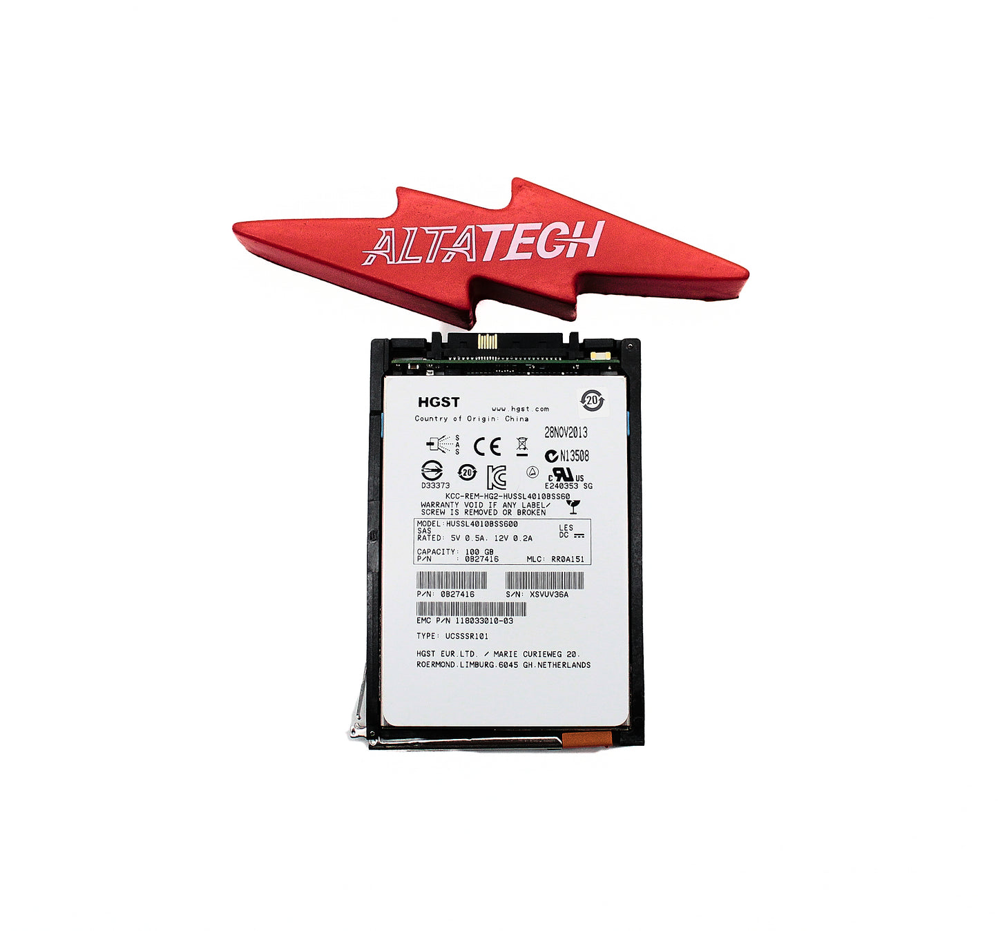 EMC 005050367 100GB SSD SAS 2.5 6G, Used