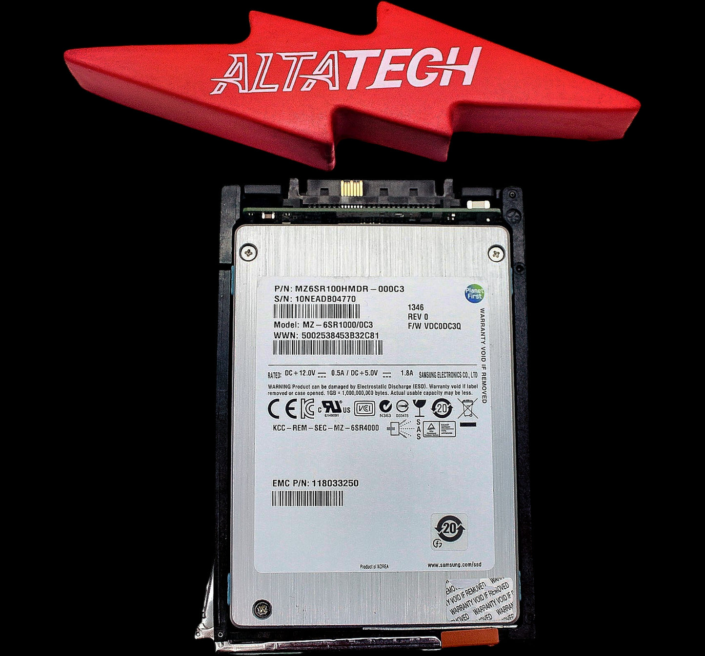 EMC 005050500 100GB SSD SAS 2.5" 6G, Used