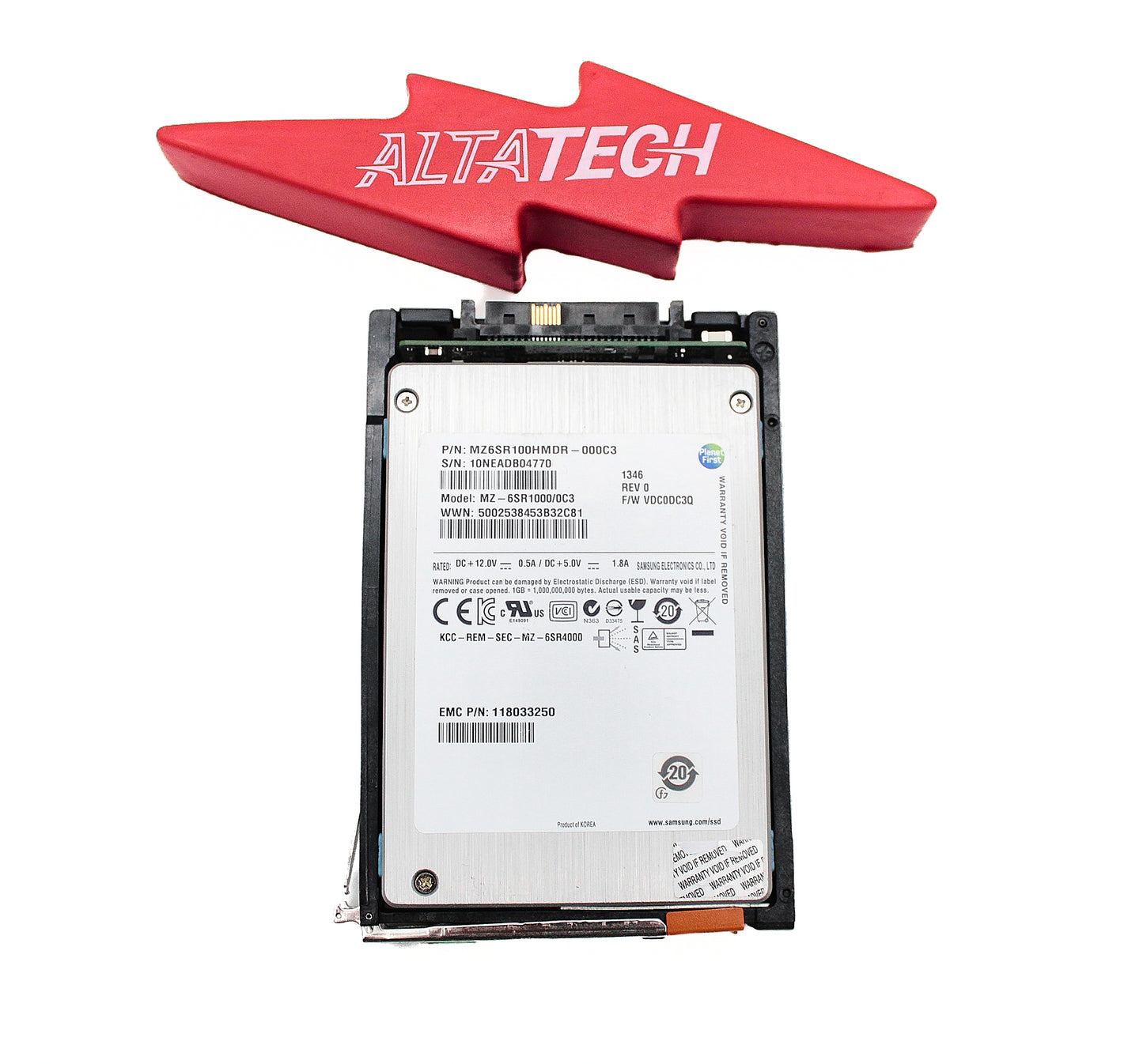 EMC 005050501 100GB SSD SAS 2.5" 6G, Used