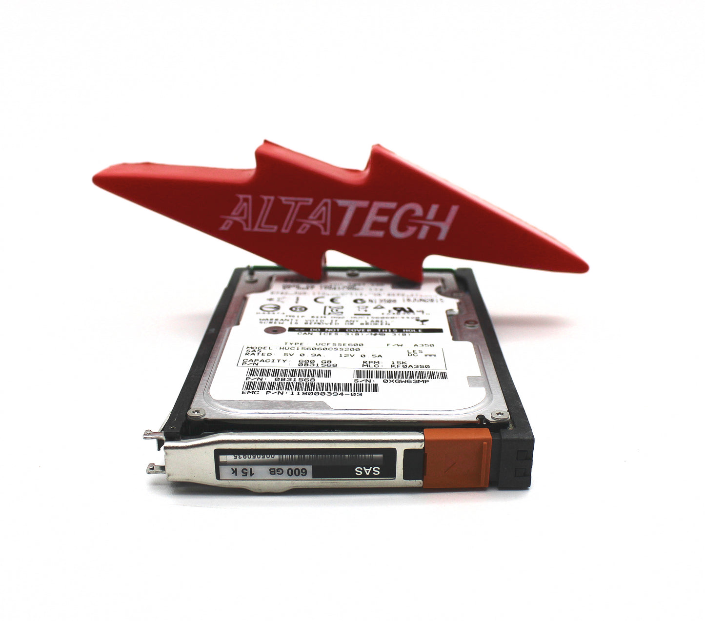 EMC 005050935 600GB 15K SAS 2.5 6G VNX52/4/6/800, Used