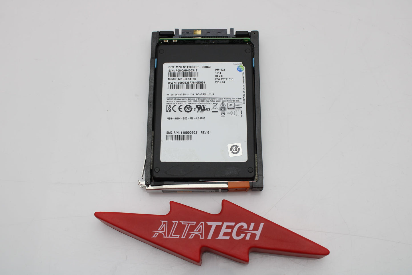 EMC 005051747 1.92TB SSD SAS 2.5 6/12G, Used