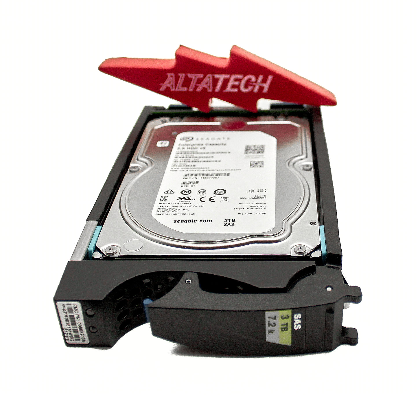 EMC 005052086 3TB 7.2K SAS 3.5 12G ST300NM0025, Used