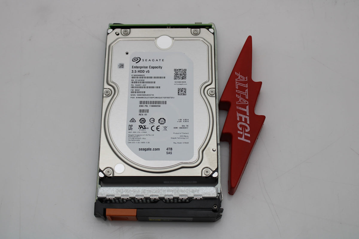 EMC 005052090 4TB 7.2K SAS 3.5 12G HDD, Used