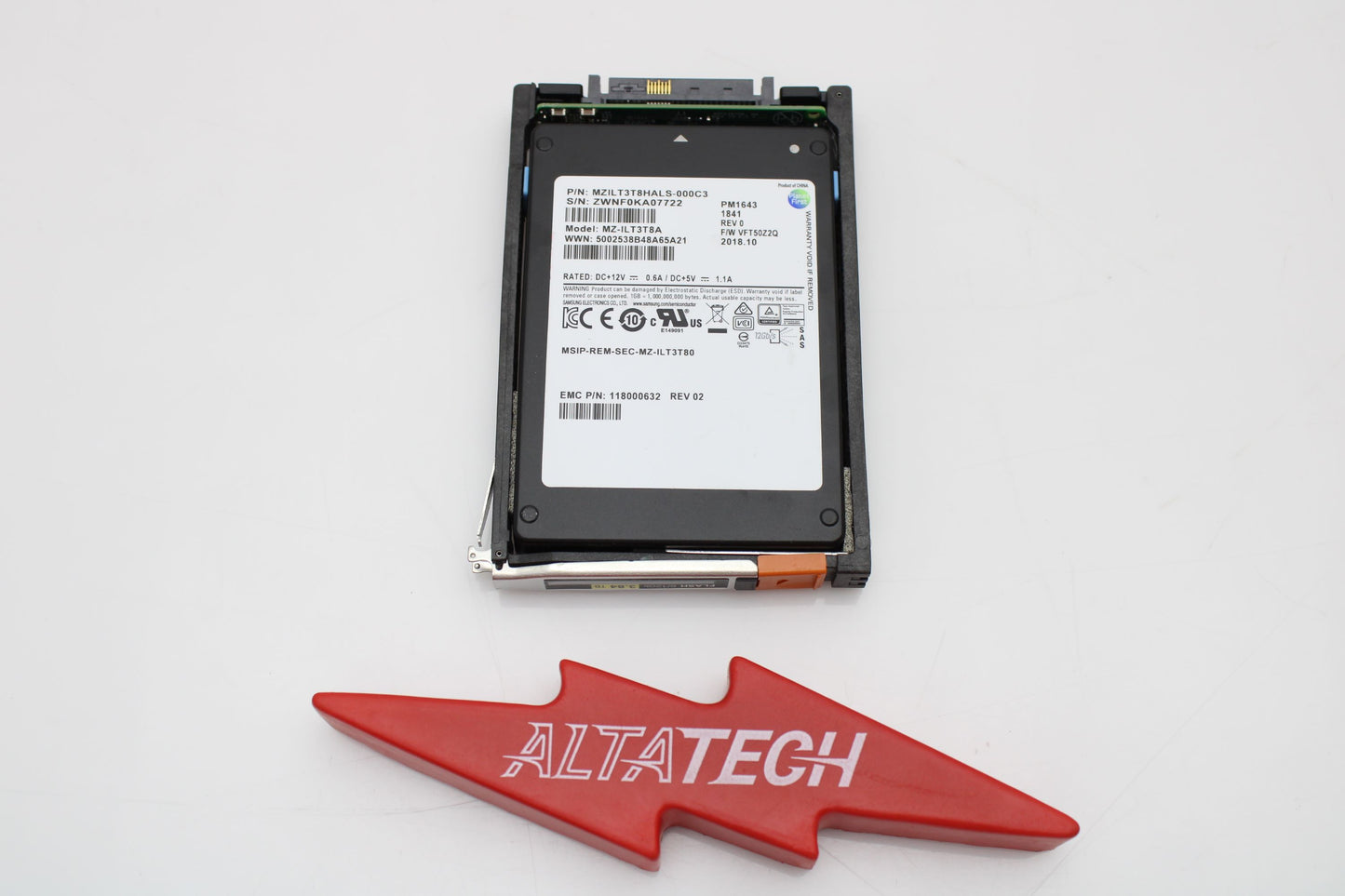 EMC 005052584 3.84TB SSD SAS 2.5 12G, Used